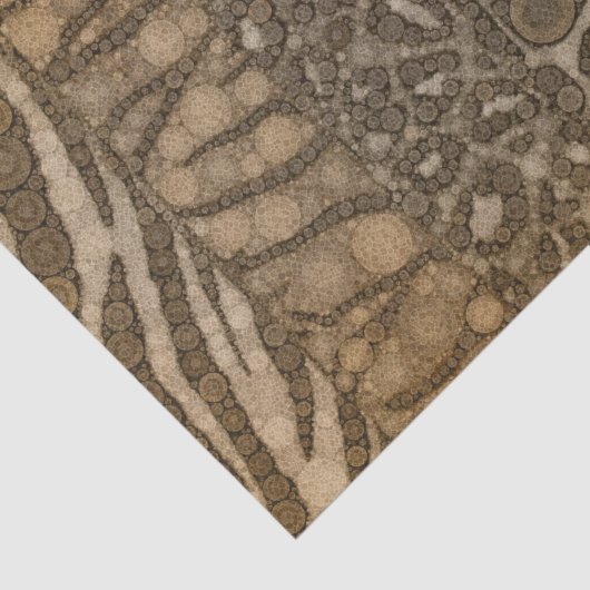 Dierenafdrukken Abstract Tissuepapier (Detail)