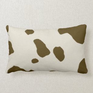 Dierenafdrukken Bruine Koeienspots Kussen