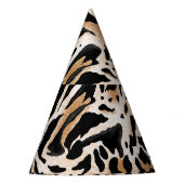 Dierenafdrukken: Leopard Zebra Tijger Feesthoedjes (Voorkant)