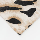 Dierenafdrukken: Leopard Zebra Tijger Fleece Deken (Hoek)