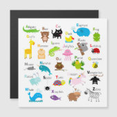 Dierenalfabet (Voorkant / Achterkant)