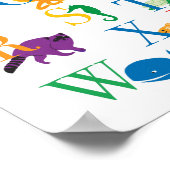 Dierenalfabet afdrukken poster (Hoek)