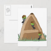 Dierenalfabet Anthill Briefkaart (Voorkant / Achterkant)