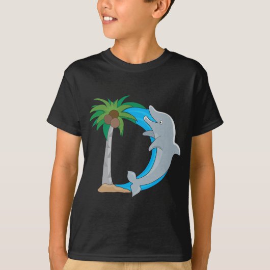 Dierenalfabet Dolphin T-shirt (Voorkant)