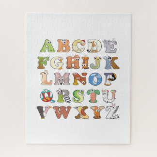Dierenalfabet Letters ABCs Learning Legpuzzel