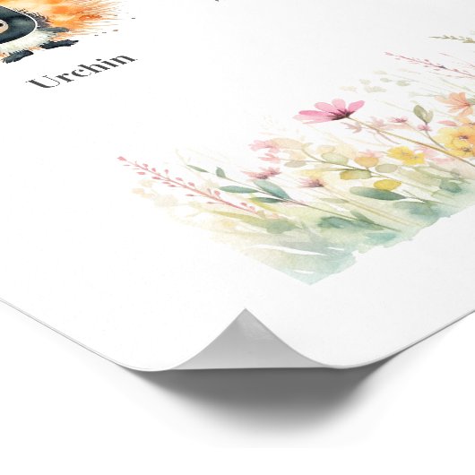 Dierenalfabet | Nursery Art Poster (Hoek)