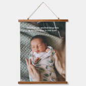 Dierenalfabet | Nursery Birth Stats & Photo Hangend Wandkleed (Voorkant 2)