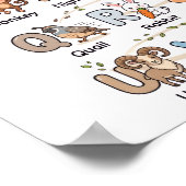 Dierenalfabet Poster (Hoek)
