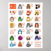Dierenalfabet Poster (Voorkant)
