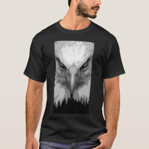 Dierenarend gezicht Sjabloon Modern Mannen zwart T-shirt