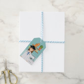 Dierenarts Afgestudeerd DVM Afstuderen Cadeaulabel (Met Touw)
