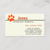 dierenarts afsprakenkaartje (Voorkant)