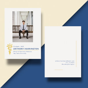 Dierenarts Afstuderen Aggie Blue Gold Aankondiging