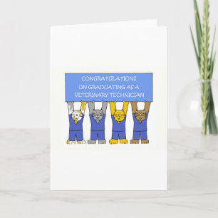 Dierenarts Afstuderen Gefeliciteerd Kaart