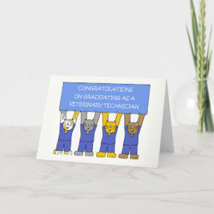 Dierenarts Afstuderen Gefeliciteerd Kaart