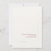 Dierenarts Afstuderen Maroon aankondiging (Achterkant)