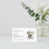 Dierenarts Bedrijf en Afspraak Herinnering Visitekaartje (Staand voorkant)