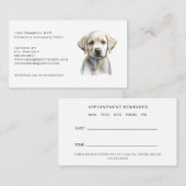 Dierenarts Bedrijf en Afspraak Herinnering Visitekaartje (Voorkant / Achterkant)