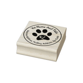 Dierenarts Business Kantoor Adres Rubber Stempel