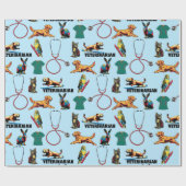 dierenarts cadeaupapier (Vlak)