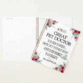 Dierenarts Dierenarts Bedankt voor uw waardering Planner (Display)