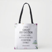 Dierenarts Dierenarts Bedankt voor uw waardering Tote Bag (Voorkant)