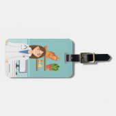 Dierenarts Dierenarts Dierenarts Dierenarts Dieren Bagagelabel (Voorkant horizontaal)