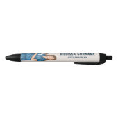 Dierenarts Dierenarts Dierenarts Holding Puppy Cus Zwarte Inkt Pen (Bodem)
