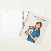Dierenarts Dierenarts Dierenarts Meisje met Puppy Planner (Display)