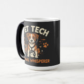 Dierenarts Dierenfluisteraar Schattigee Puppy Stet Magische Mok (Voorkant links)