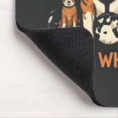 Dierenarts Dierenfluisteraar Schattigee Puppy Stet Muismat (Hoek)