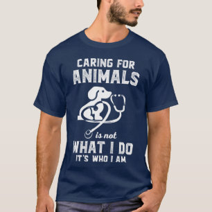 Dierenarts Diergeneeskunde Dier Carrière leuk T-shirt