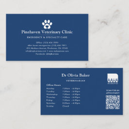 Dierenarts / Dierziekenhuis QR-code Visitekaartje
