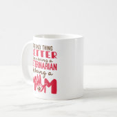 Dierenarts en moeder Moederdag Koffiemok (Voorkant links)