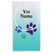 Dierenarts Geneeskunde of Voorschrift Uitvoeren Za Klein Cadeauzakje (Achterkant)