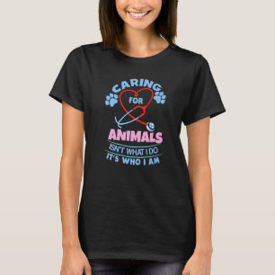 Dierenarts Gift Shirt Vet Tech Zorg voor Dier