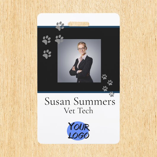 Dierenarts Groomer Pet Dog Cat Business Badge