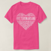 Dierenarts Hart T-shirt (Design voorkant)