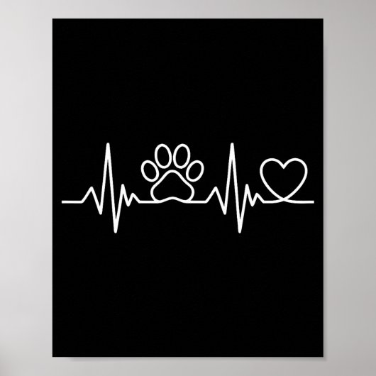 Dierenarts houdt van vet tech poster (Voorkant)