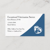 Dierenarts Huisdier Aanstelling Visitekaartjes (Voorkant)