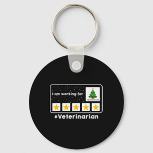 Dierenarts Ik werk voor kerstvakantie 5 st Sleutelhanger