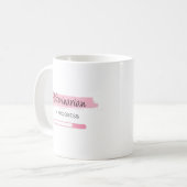 Dierenarts in uitvoering – gepersonaliseerd koffiemok (Voorkant links)