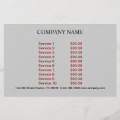 dierenarts kattekattenhuisdierenverzorger flyer (Achterkant)