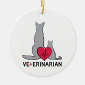 dierenarts keramisch ornament (Voorkant)