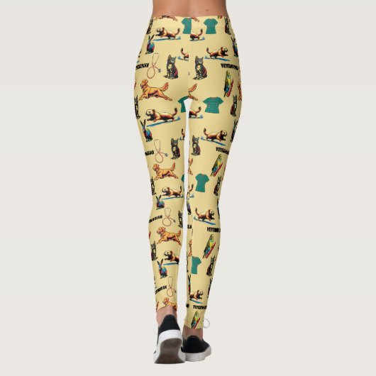 dierenarts leggings (Achterkant)