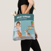 Dierenarts Man Dierenarts Dier Dokter Aangepaste N Tote Bag (Dichtbij)