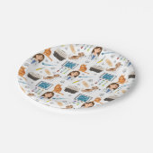 Dierenarts Medisch dierenarts DVM patroon Papieren Bordje (Gekanteld)