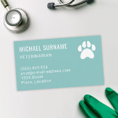Dierenarts Medisch Man Dierenarts Visitekaartje