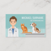 Dierenarts Medisch Man Dierenarts Visitekaartje (Voorkant)