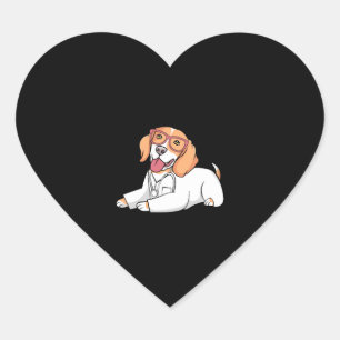 Dierenarts Medische Receptionist Hart Sticker